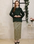 BAJU KURUNG KEDAH KRISLYN (EMERALD GREEN)